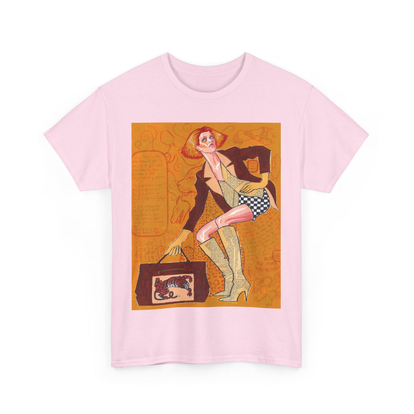 70s inspired illustration - unisex tee