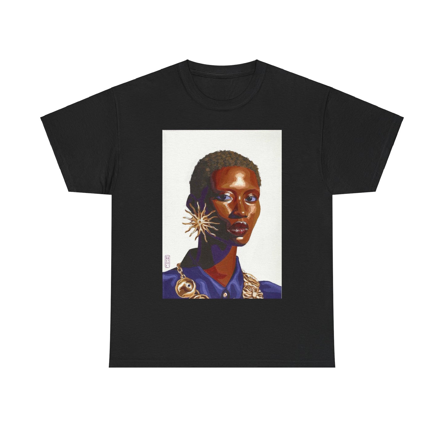 Colourful portrait - unisex tee