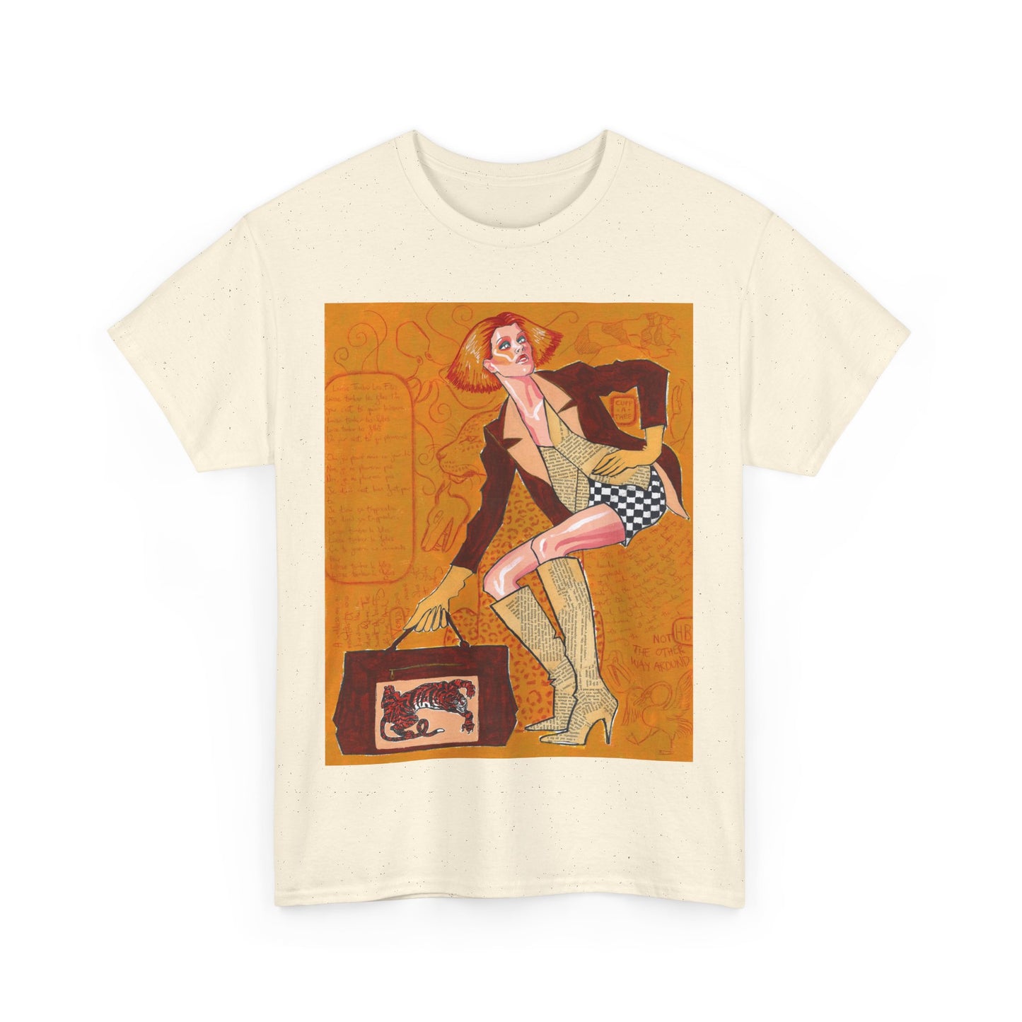 70s inspired illustration - unisex tee