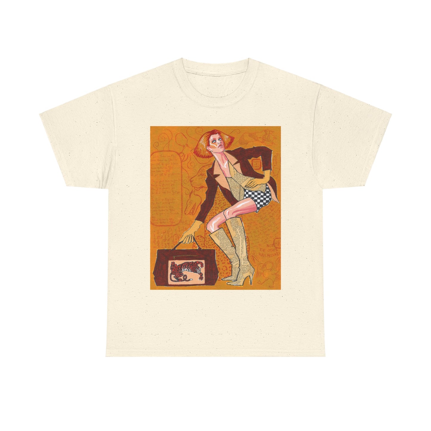 70s inspired illustration - unisex tee