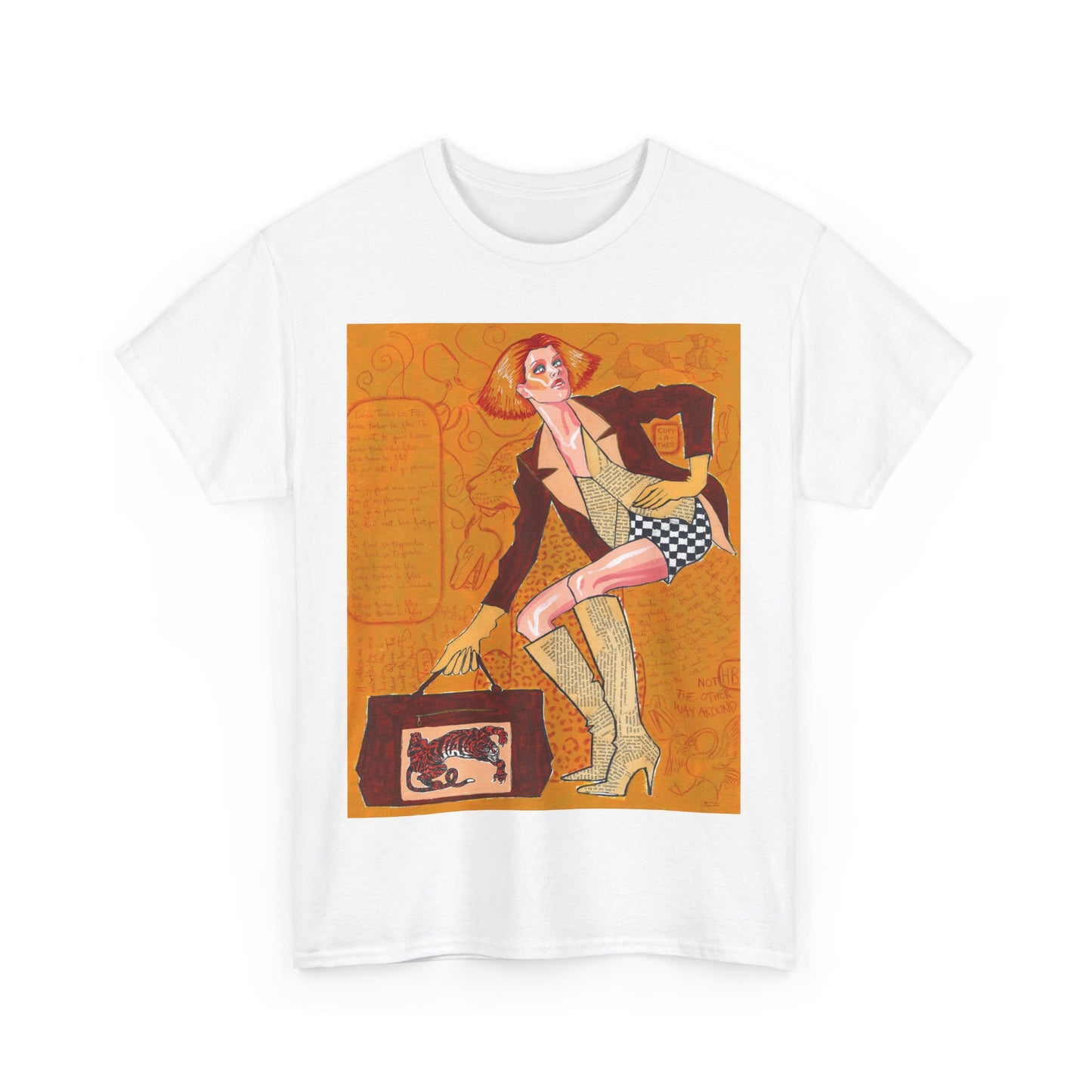 70s inspired illustration - unisex tee