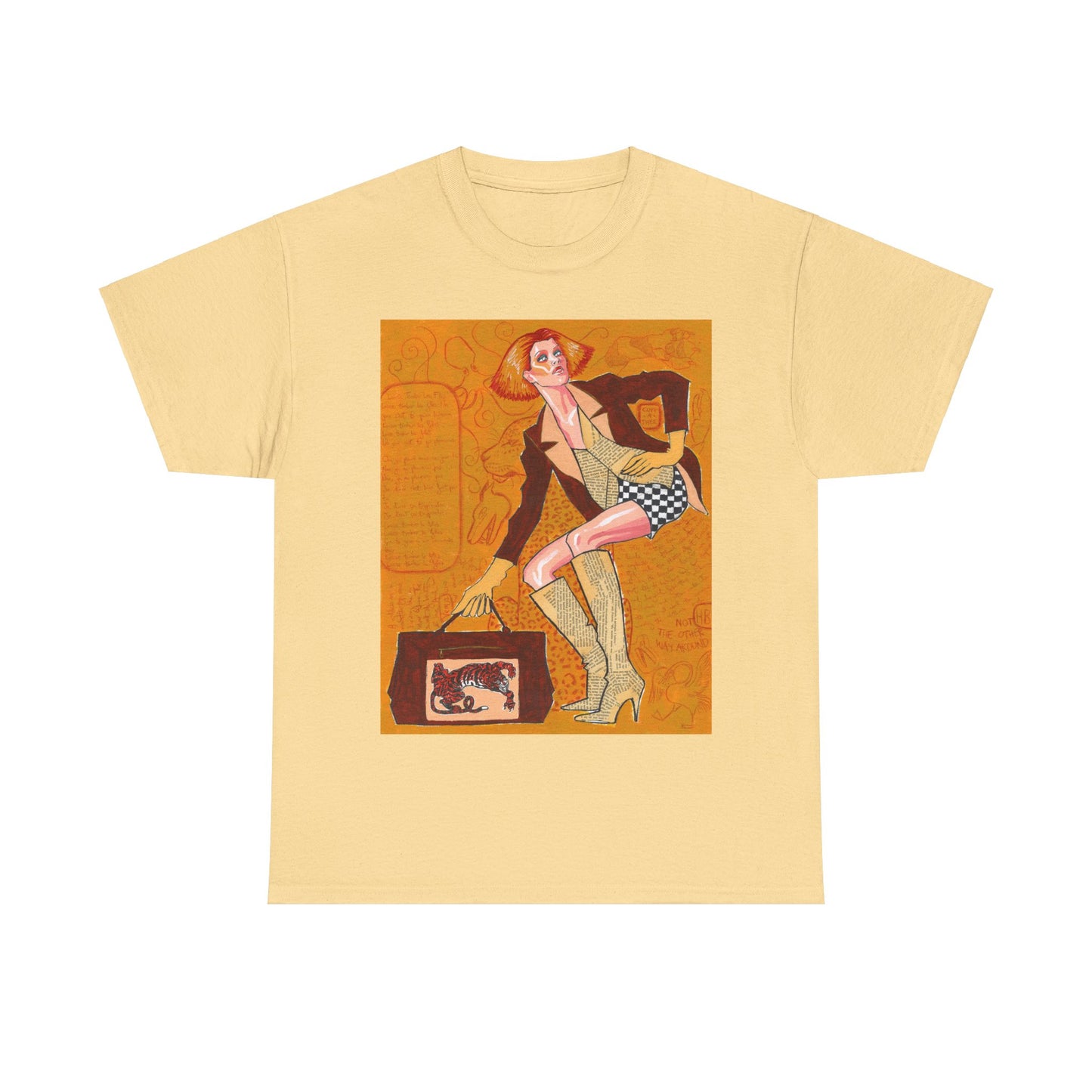 70s inspired illustration - unisex tee