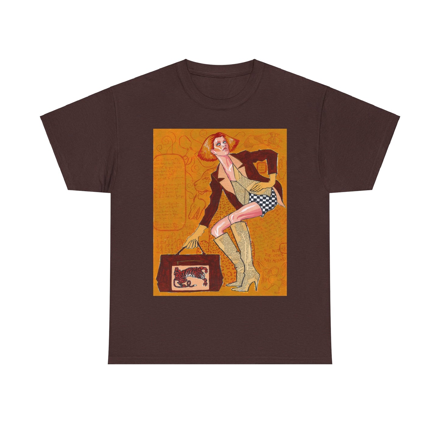 70s inspired illustration - unisex tee