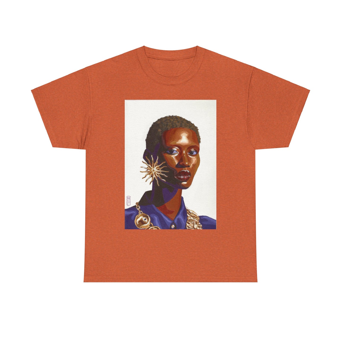 Colourful portrait - unisex tee