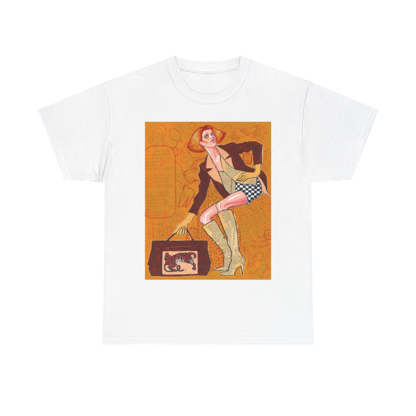 70s inspired illustration - unisex tee